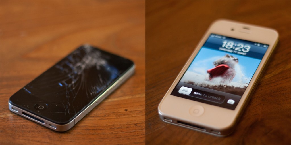 iPhone: voor en na